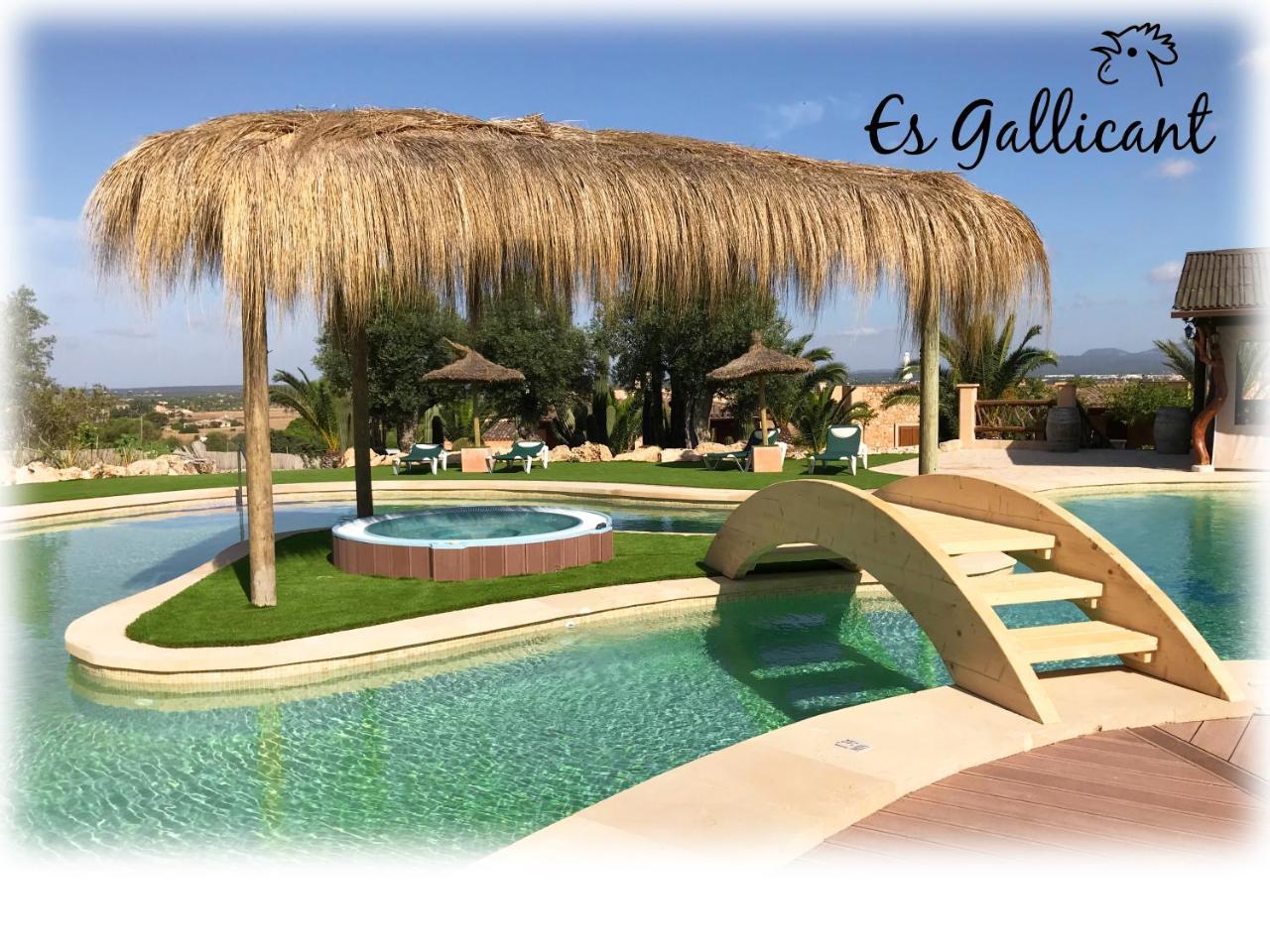Agroturismo Es Gallicant 캄포스 외부 사진